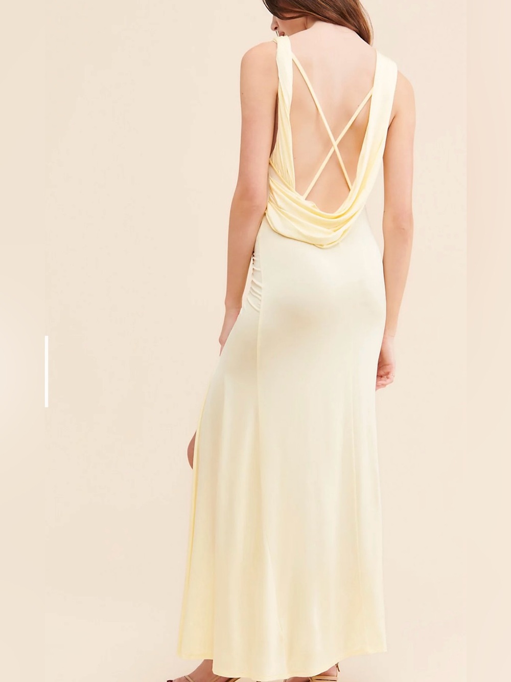Free People Roxanne Dress- Buttercup Yellow- XS